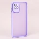 قاب PC سامسونگ Galaxy A12 متال ایرون پشت مات محافظ لنزدار