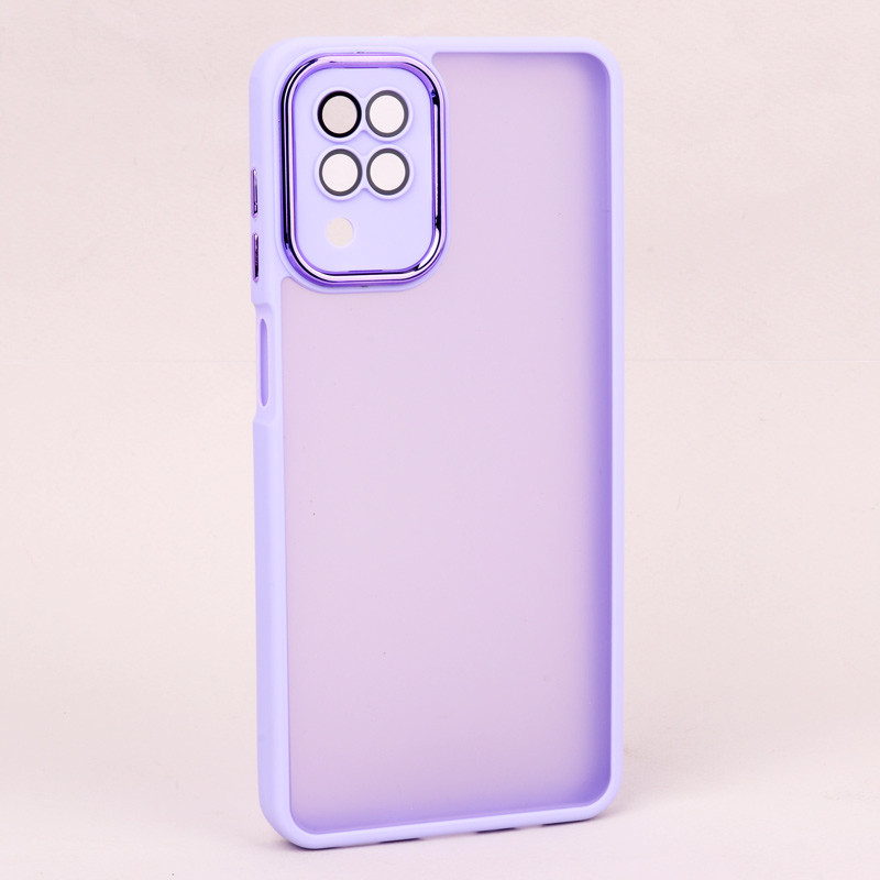 قاب PC متال ایرون مات محافظ لنزدار Samsung Galaxy A12