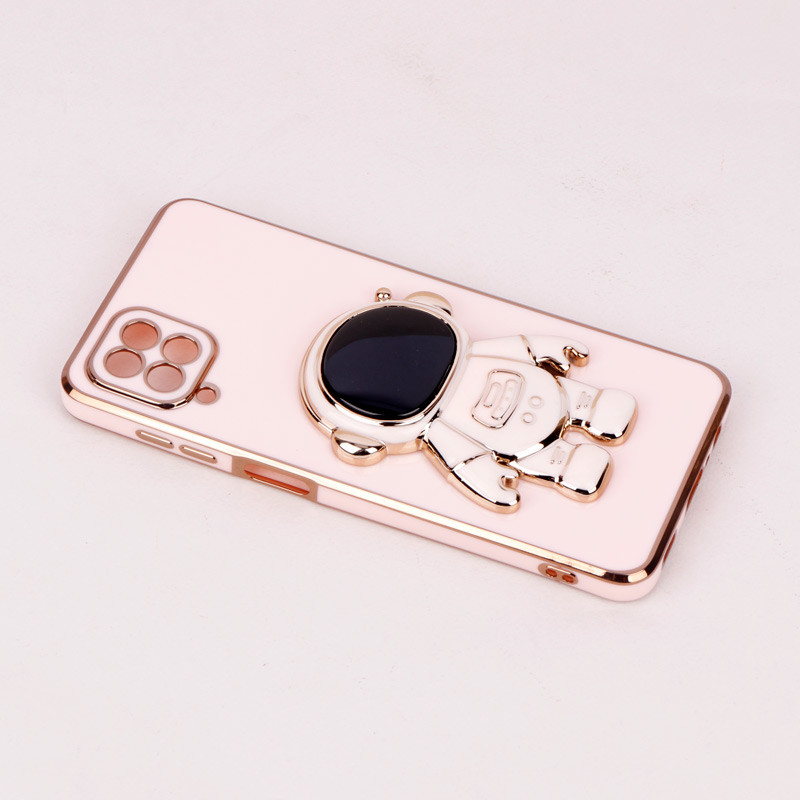 قاب براق My Case استند آدمکی محافظ لنزدار Samsung Galaxy A12