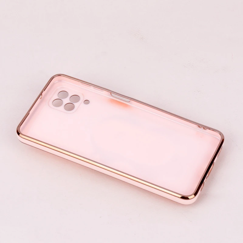قاب براق My Case استند آدمکی محافظ لنزدار Samsung Galaxy A12