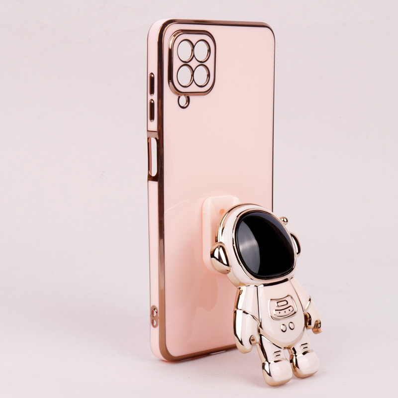 قاب براق My Case استند آدمکی محافظ لنزدار Samsung Galaxy A12
