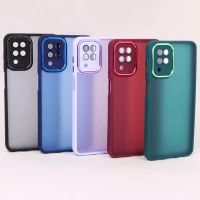 قاب PC متال ایرون مات محافظ لنزدار Samsung Galaxy A12