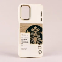 قاب طرحدار Starbucks دور لنز فلزی Samsung Galaxy A13 4G