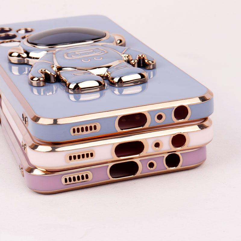قاب براق My Case استند آدمکی محافظ لنزدار Samsung Galaxy A13 4G