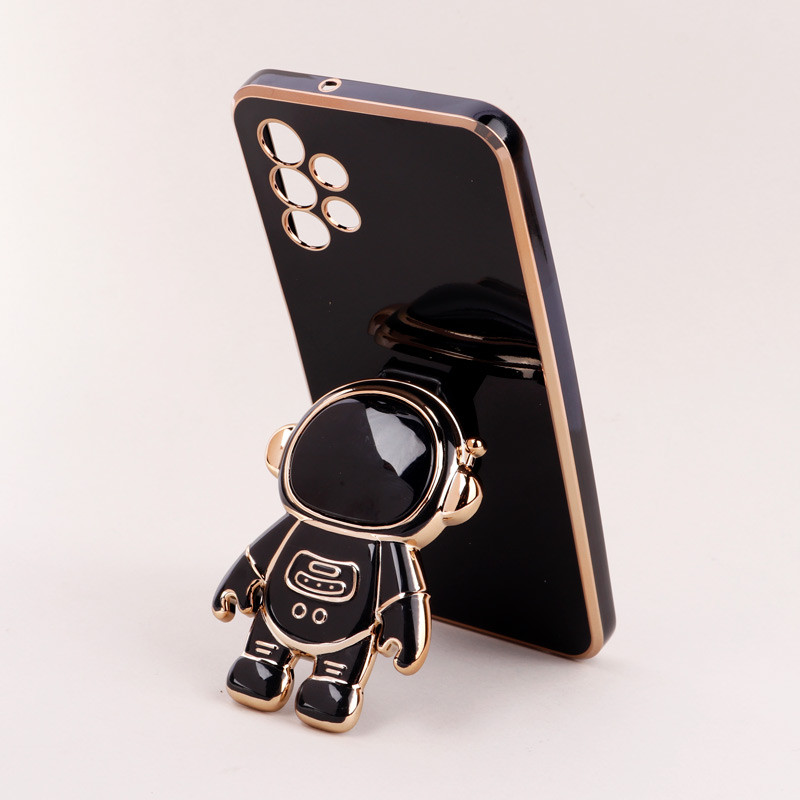 قاب براق My Case استند آدمکی محافظ لنزدار Samsung Galaxy A13 4G