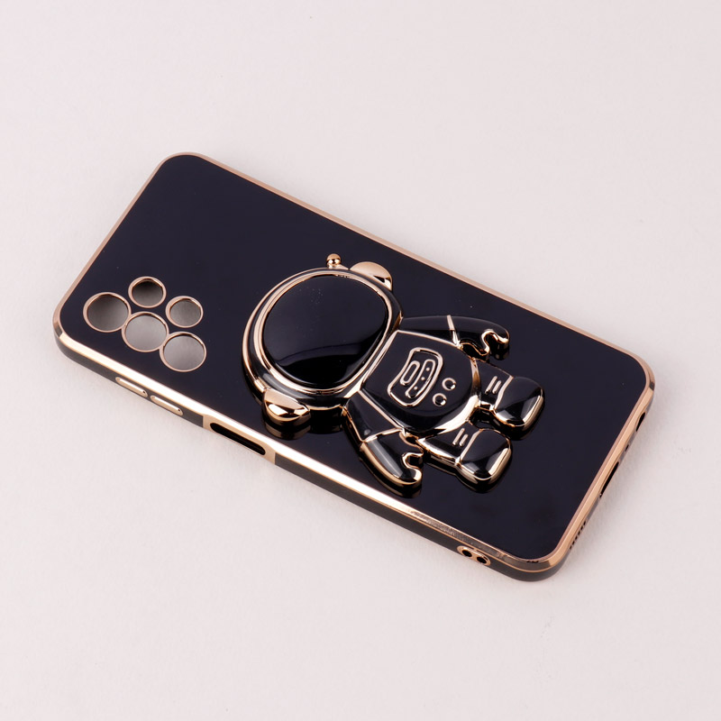 قاب براق My Case استند آدمکی محافظ لنزدار Samsung Galaxy A13 4G