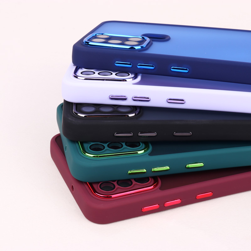 قاب PC متال ایرون مات محافظ لنزدار Samsung Galaxy A21s