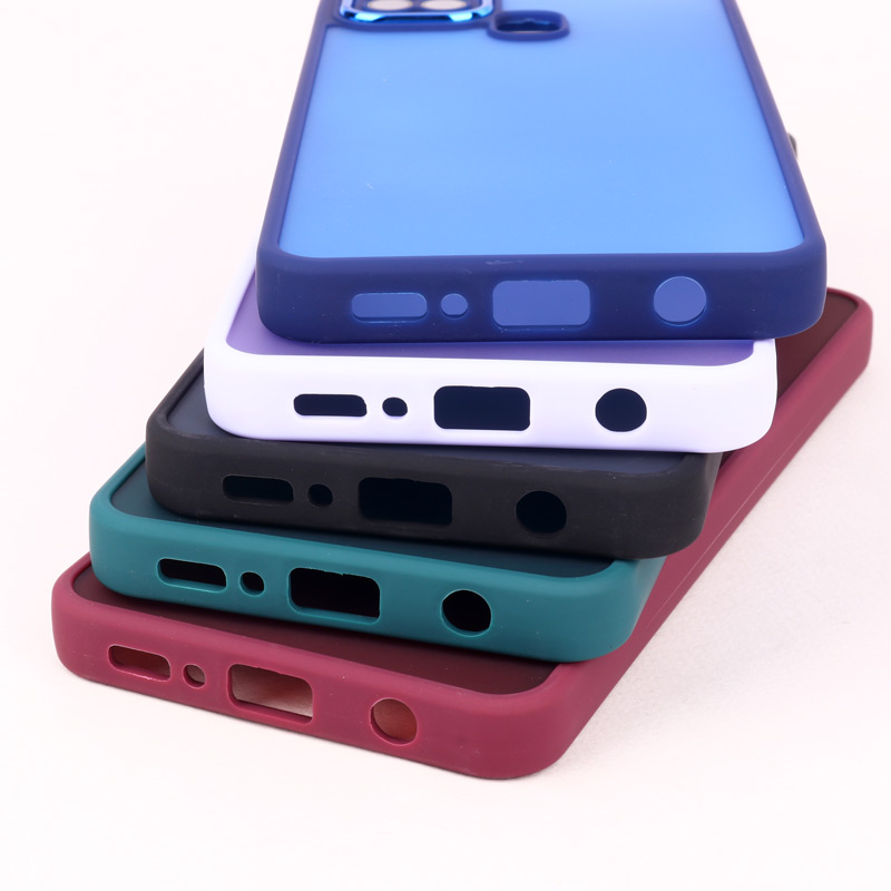 قاب PC متال ایرون مات محافظ لنزدار Samsung Galaxy A21s