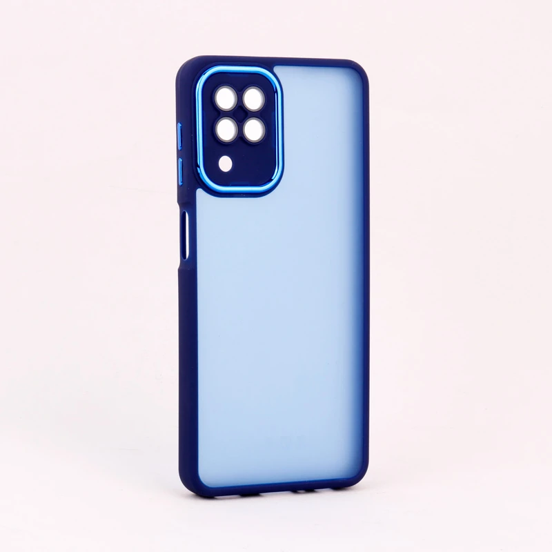 قاب PC سامسونگ Galaxy A22 4G متال ایرون پشت مات محافظ لنزدار