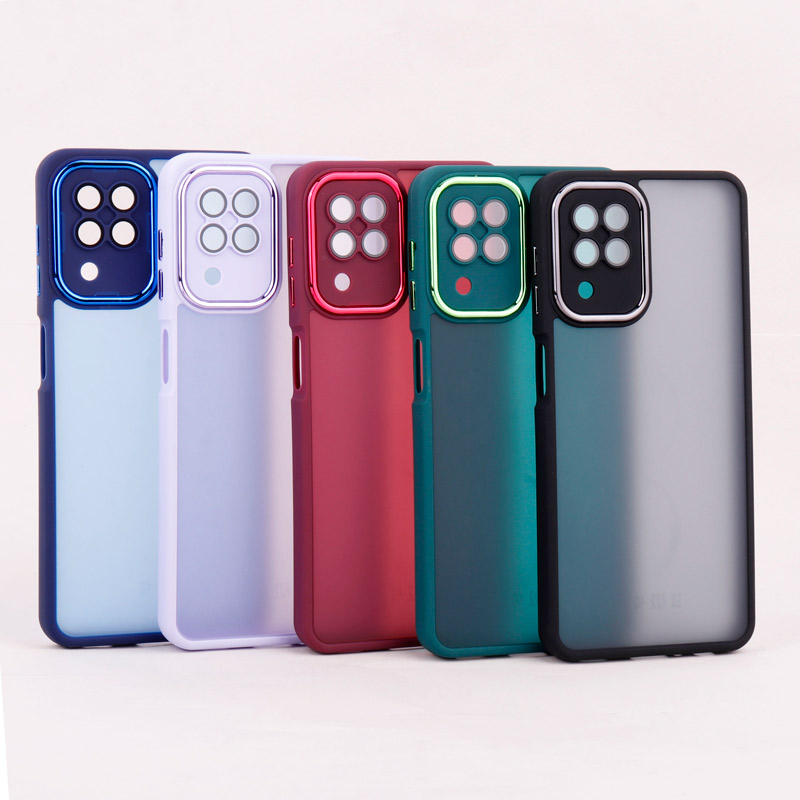 قاب PC متال ایرون مات محافظ لنزدار Samsung Galaxy A22 4G