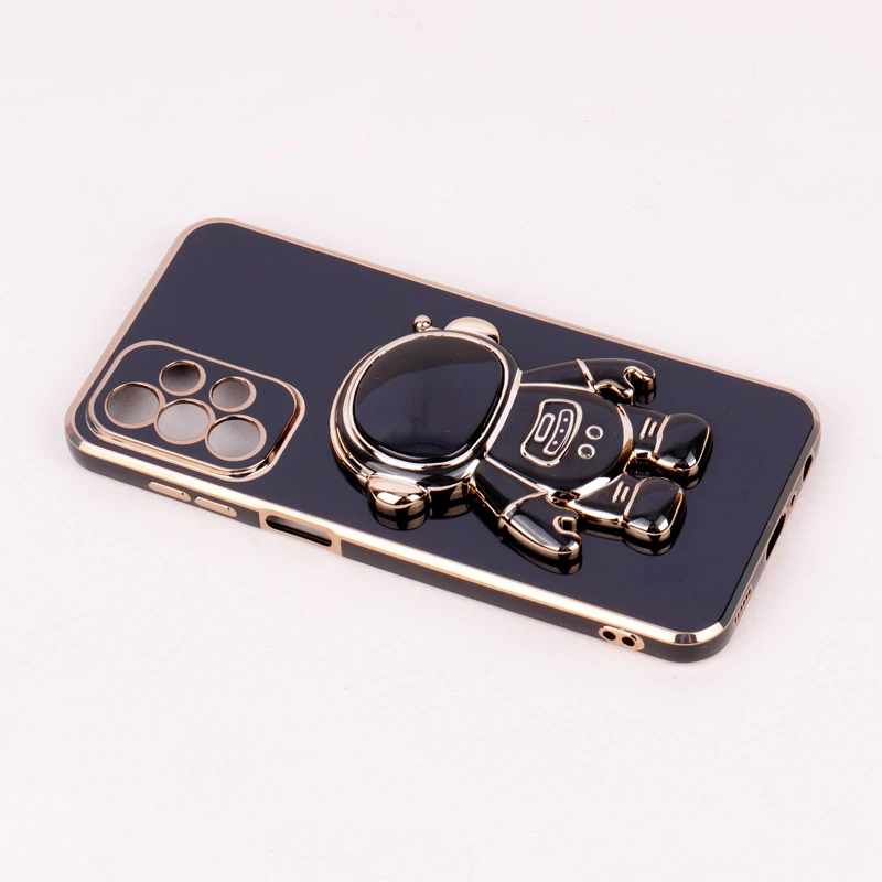 قاب براق My Case استند آدمکی محافظ لنزدار Samsung Galaxy A23