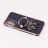 قاب براق My Case استند آدمکی محافظ لنزدار Samsung Galaxy A23