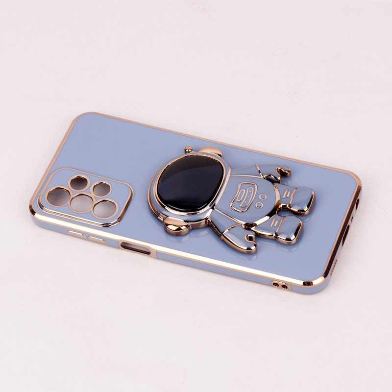 قاب براق My Case استند آدمکی محافظ لنزدار Samsung Galaxy A23