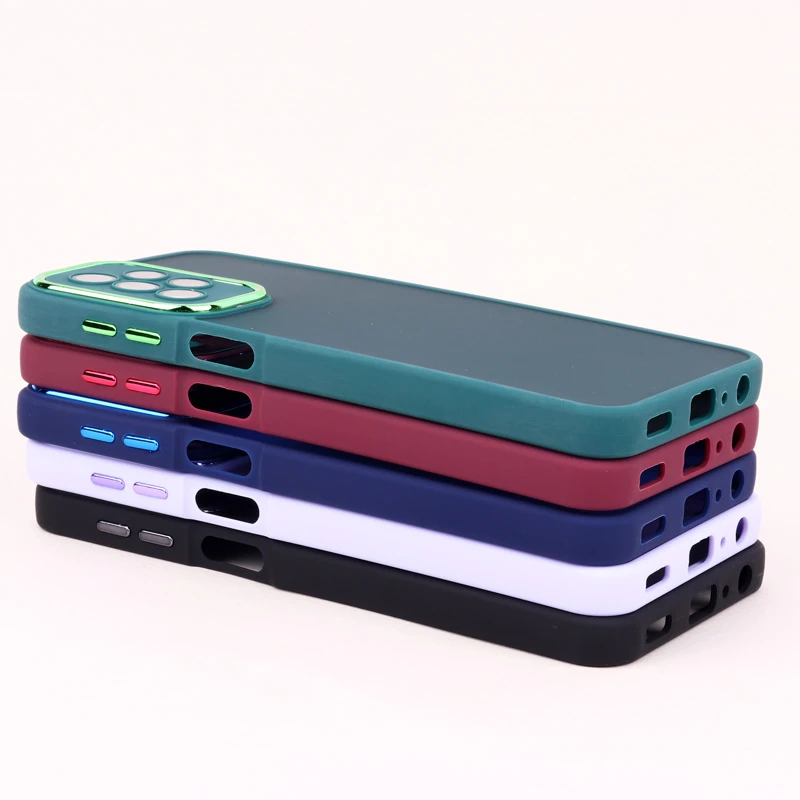 قاب PC سامسونگ Galaxy A23 متال ایرون پشت مات محافظ لنزدار