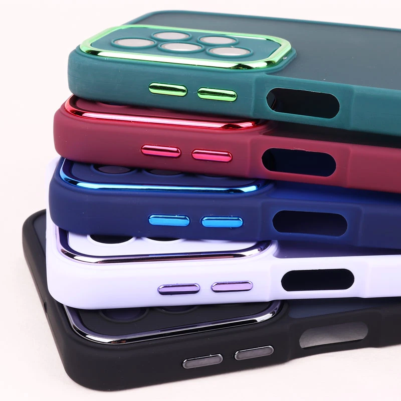 قاب PC سامسونگ Galaxy A23 متال ایرون پشت مات محافظ لنزدار