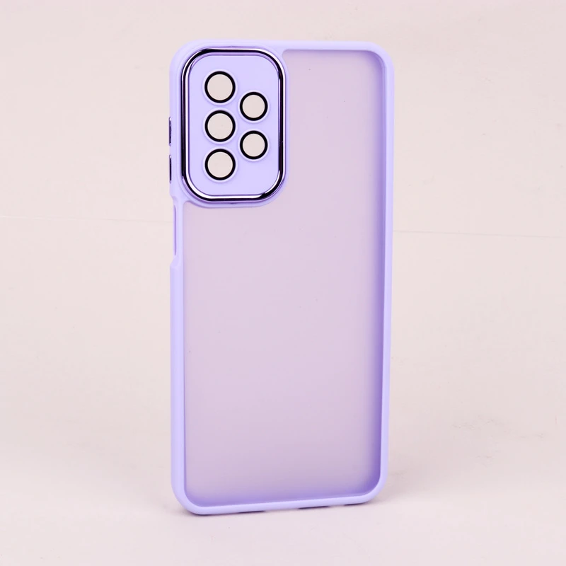 قاب PC سامسونگ Galaxy A23 متال ایرون پشت مات محافظ لنزدار