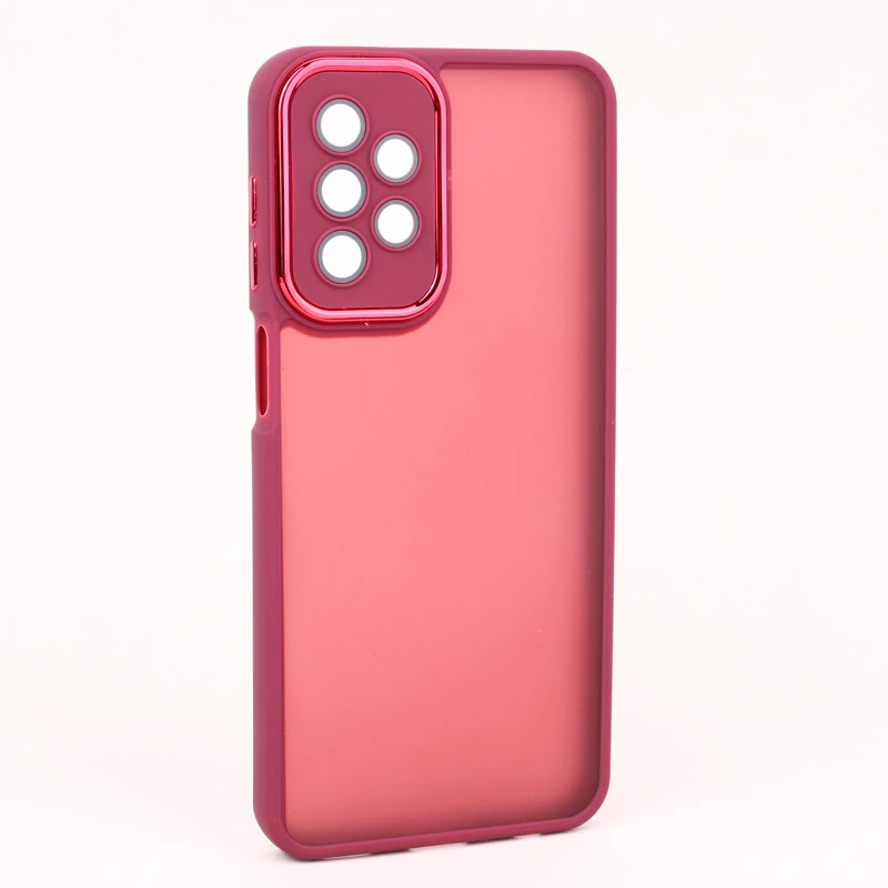 قاب PC سامسونگ Galaxy A23 متال ایرون پشت مات محافظ لنزدار