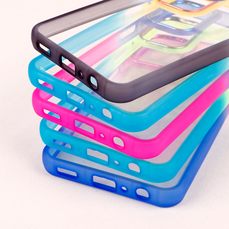 قاب PC شفاف متال ایرون دو رنگ Samsung Galaxy A23