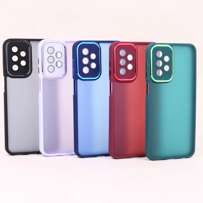 قاب PC سامسونگ Galaxy A23 متال ایرون پشت مات محافظ لنزدار