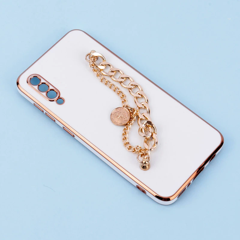 قاب My Case محافظ لنزدار + آویز دستی کارتیر Samsung Galaxy A30s / A50s سفید