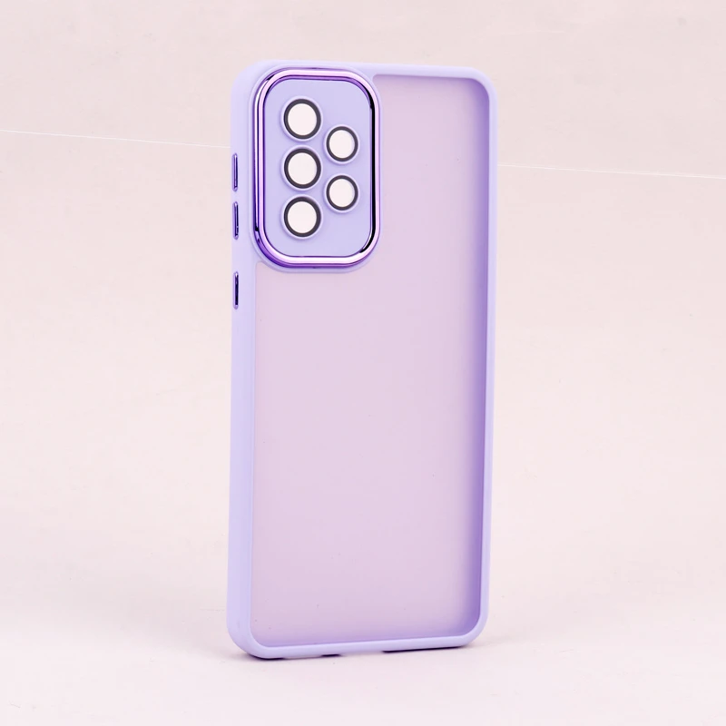 قاب PC سامسونگ Galaxy A33 5G متال ایرون پشت مات محافظ لنزدار