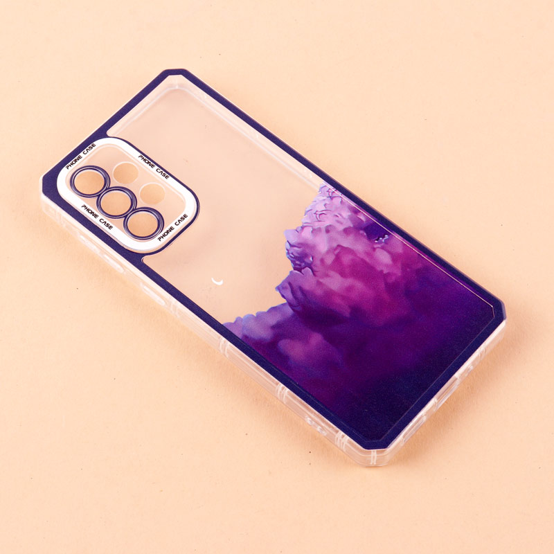 قاب ژله ای شفاف طرح کوهستان محافظ لنزدار Samsung Galaxy A33 5G