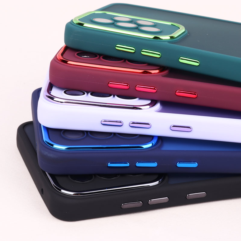 قاب PC متال ایرون مات محافظ لنزدار Samsung Galaxy A52 / A52s