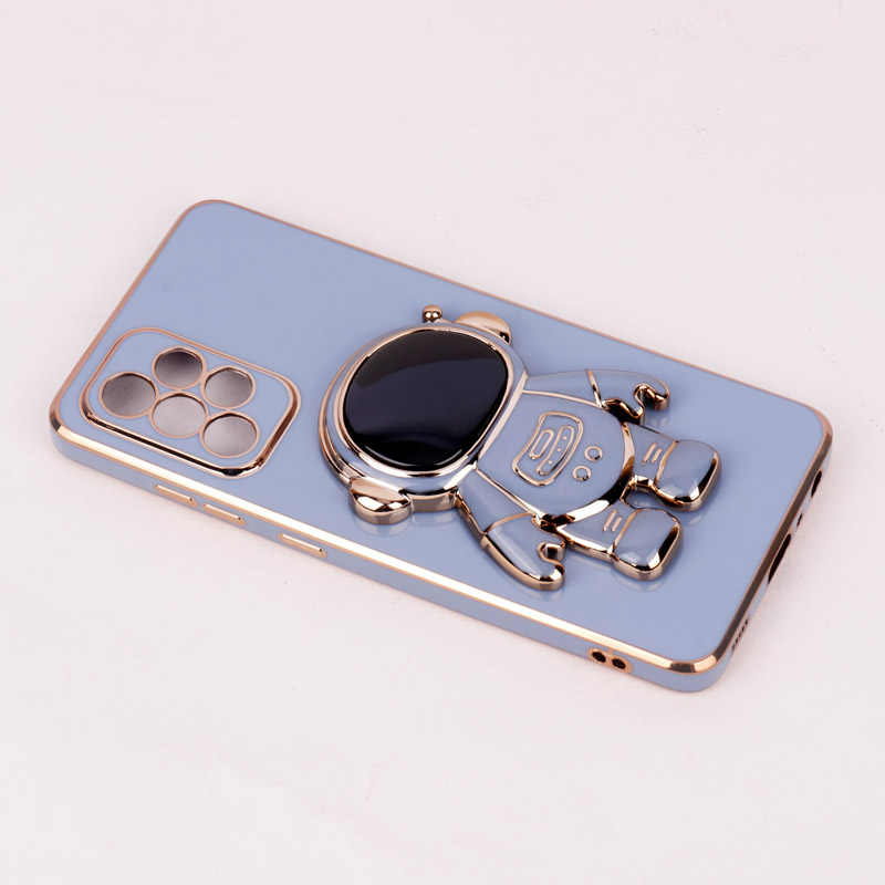قاب براق My Case استند آدمکی محافظ لنزدار Samsung Galaxy A52 / A52s