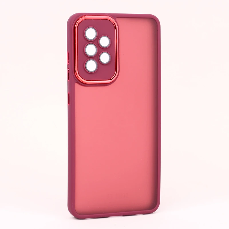 قاب PC سامسونگ Galaxy A52 / A52s متال ایرون پشت مات محافظ لنزدار