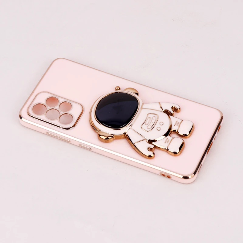 قاب براق My Case استند آدمکی محافظ لنزدار Samsung Galaxy A52 / A52s