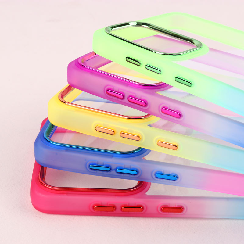 قاب PC شفاف متال ایرون دو رنگ Samsung Galaxy A52 / A52s