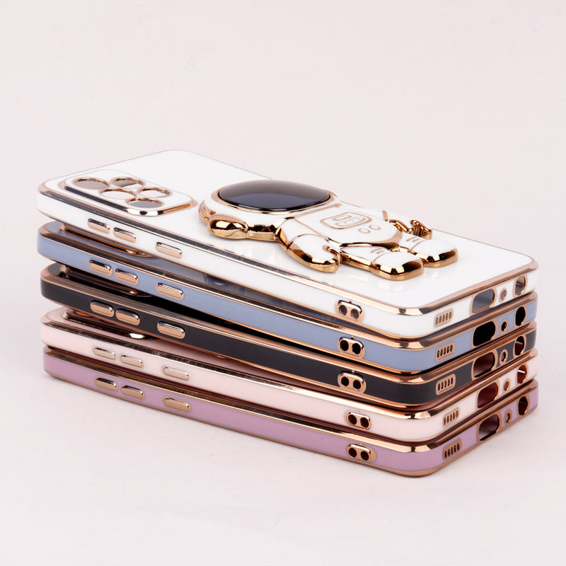 قاب براق My Case استند آدمکی محافظ لنزدار Samsung Galaxy A52 / A52s