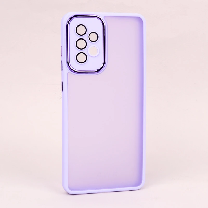 قاب PC سامسونگ Galaxy A72 متال ایرون پشت مات محافظ لنزدار