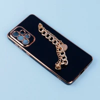 قاب My Case محافظ لنزدار + آویز دستی کارتیر Samsung Galaxy A73 مشکی