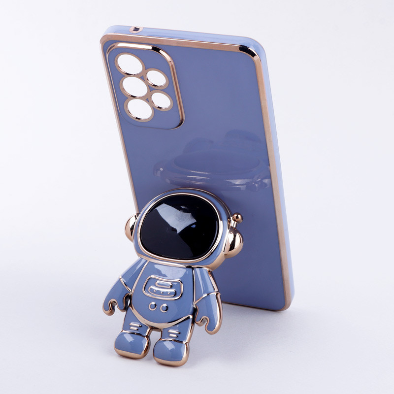 قاب براق My Case استند آدمکی محافظ لنزدار Samsung Galaxy A73