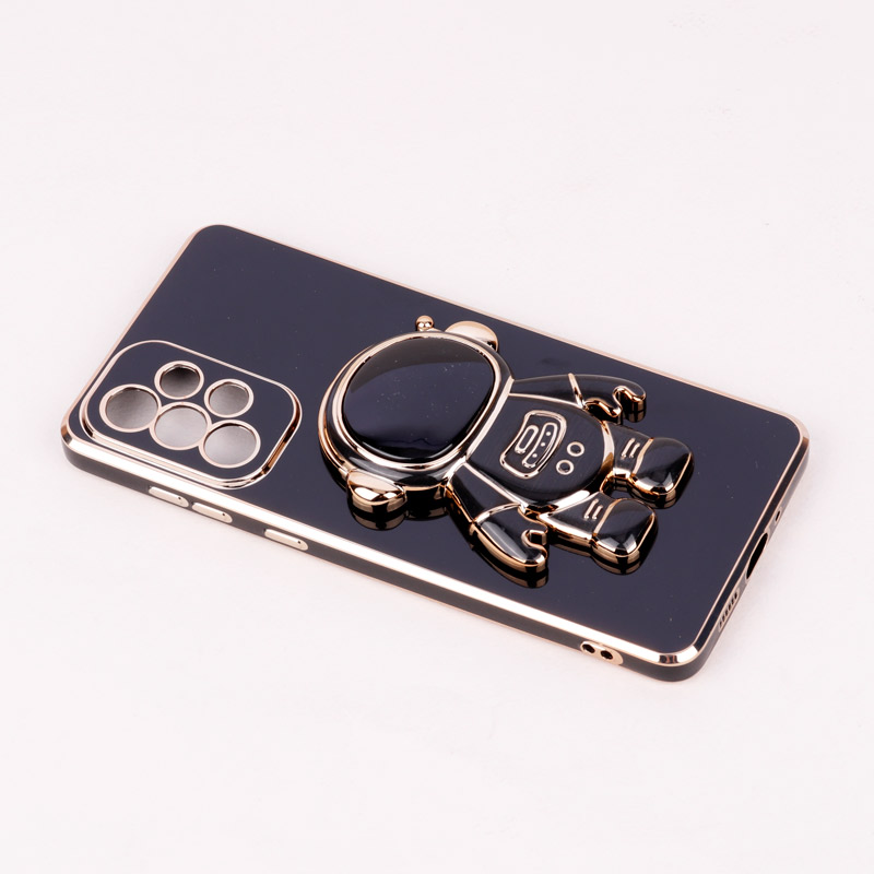 قاب براق My Case استند آدمکی محافظ لنزدار Samsung Galaxy A73