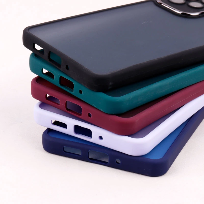 قاب PC سامسونگ Galaxy A73 متال ایرون پشت مات محافظ لنزدار