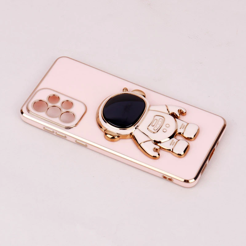 قاب براق My Case استند آدمکی محافظ لنزدار Samsung Galaxy A73