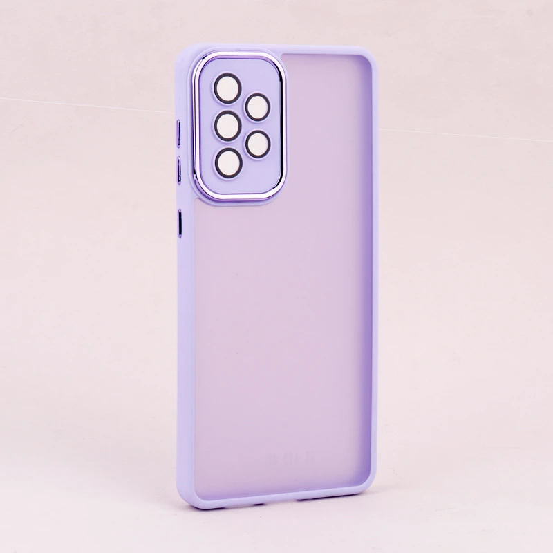 قاب PC سامسونگ Galaxy A73 متال ایرون پشت مات محافظ لنزدار