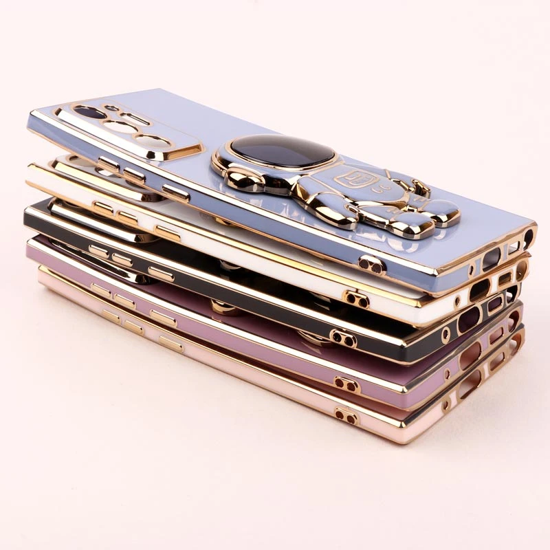 قاب براق My Case استند آدمکی محافظ لنزدار Samsung Galaxy Note 20 Ultra