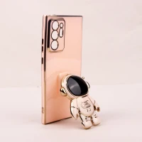 قاب براق My Case استند آدمکی محافظ لنزدار Samsung Galaxy Note 20 Ultra