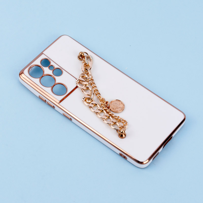 قاب My Case محافظ لنزدار + آویز دستی کارتیر Samsung Galaxy S21 Ultra
