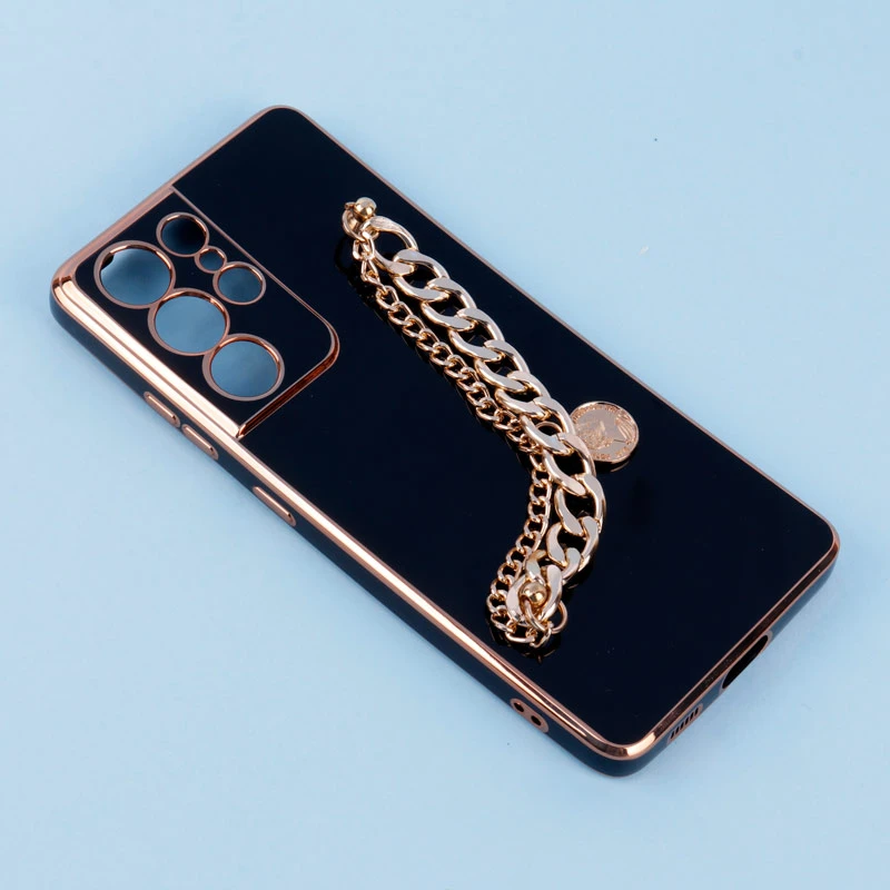 قاب My Case محافظ لنزدار + آویز دستی کارتیر Samsung Galaxy S21 Ultra