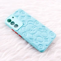 قاب چرمی پافر Ted محافظ لنزدار Samsung Galaxy S22