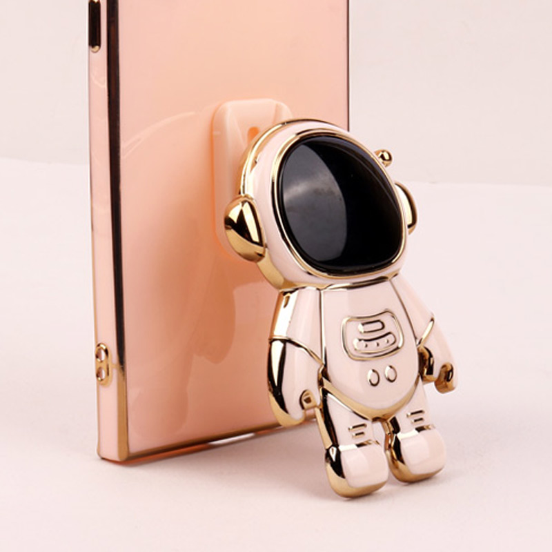 قاب براق My Case استند آدمکی محافظ لنزدار Samsung Galaxy S22 Ultra