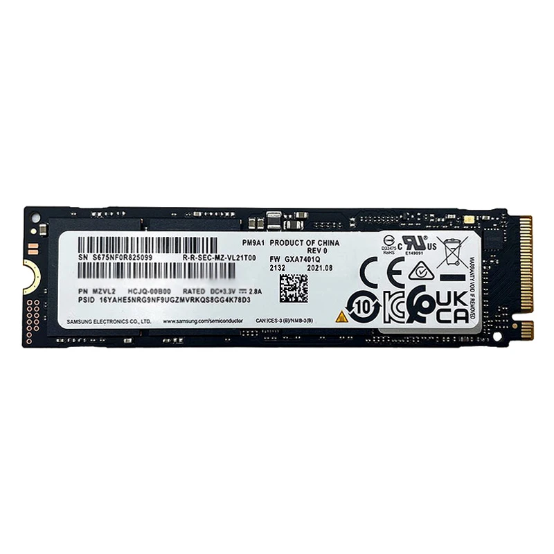 حافظه SSD سامسونگ Samsung PM9A1 256GB M.2