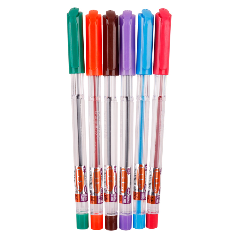 خودکار سلنا رنگی Selena SP120 1mm بسته 6 عددی