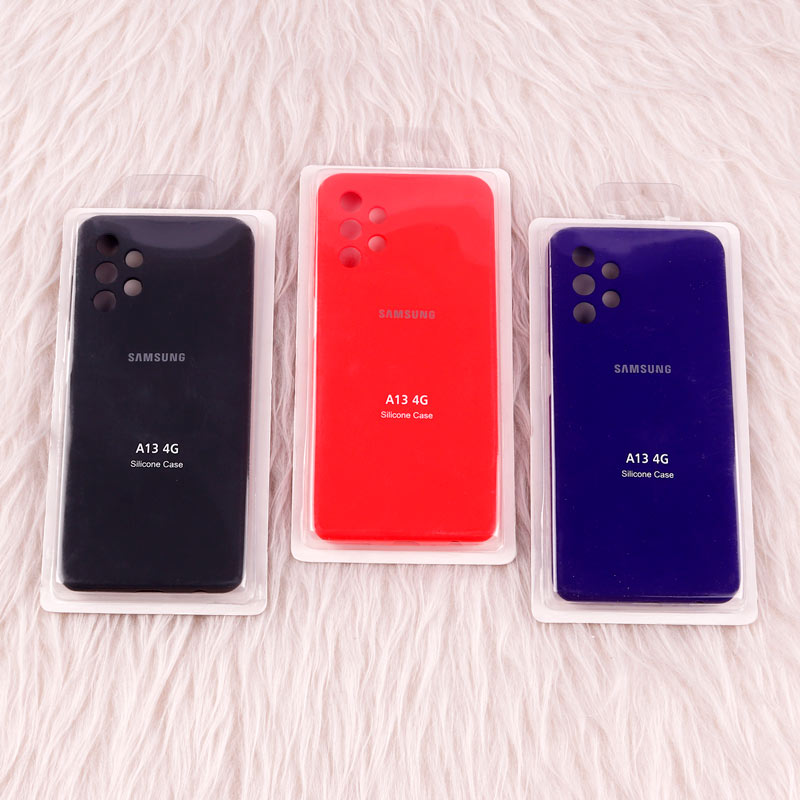 قاب سیلیکونی اصلی زیربسته سامسونگ Galaxy A13 4G محافظ لنزدار