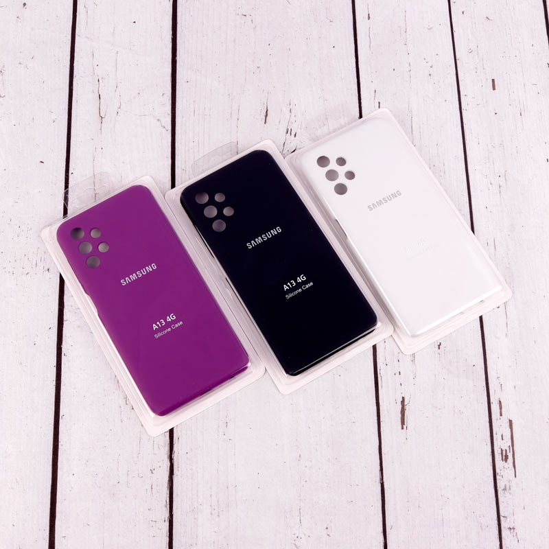 قاب سیلیکونی اصلی زیربسته سامسونگ Galaxy A13 4G محافظ لنزدار