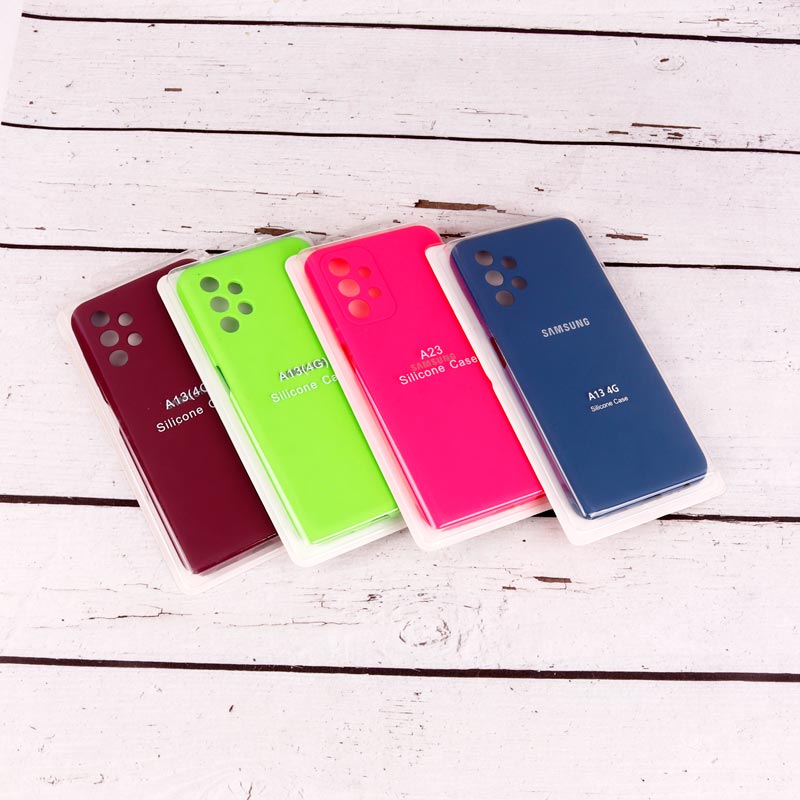 قاب سیلیکونی اصلی زیربسته سامسونگ Galaxy A13 4G محافظ لنزدار